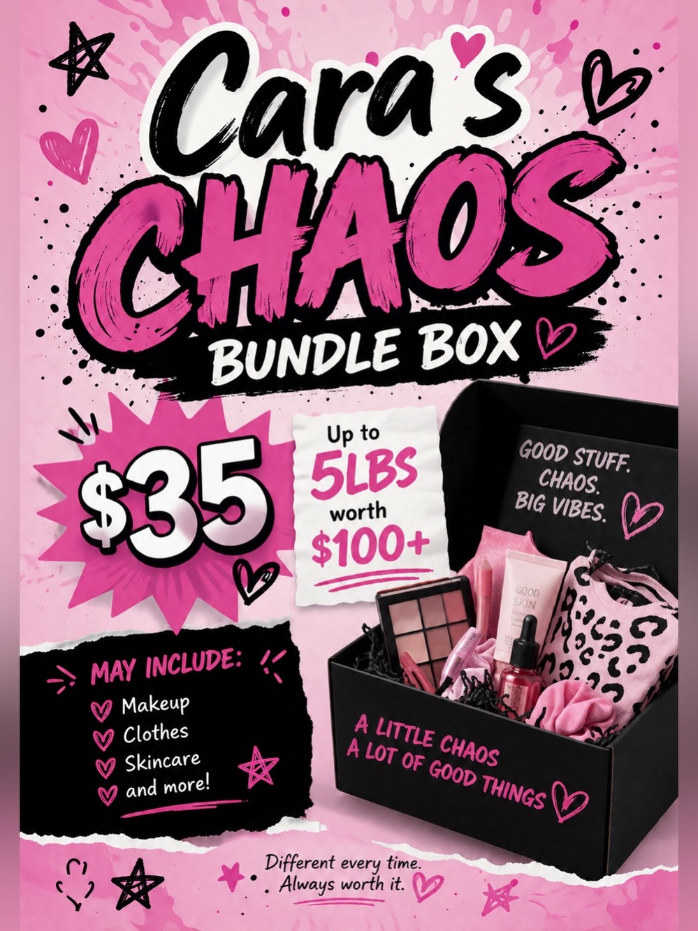 Cara’s Chaos Bundle Boxes